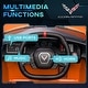 preview thumbnail 4 of 8, 12V Chevrolet Corvette Licensed Electric Ride-On Car for Kids with Remote Control, Music, Toddler Ride On Car for 3-6 Years