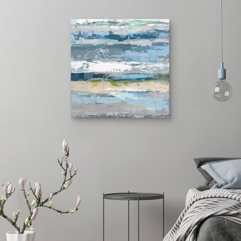 Stratis Blue Crop by Emily Williams Canvas Art Print