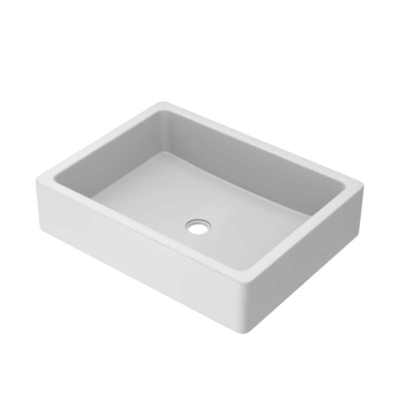 Nipomo NativeStone Undermount/ Vessel Bathroom Sink - 19.5" x 15" x 4.5"