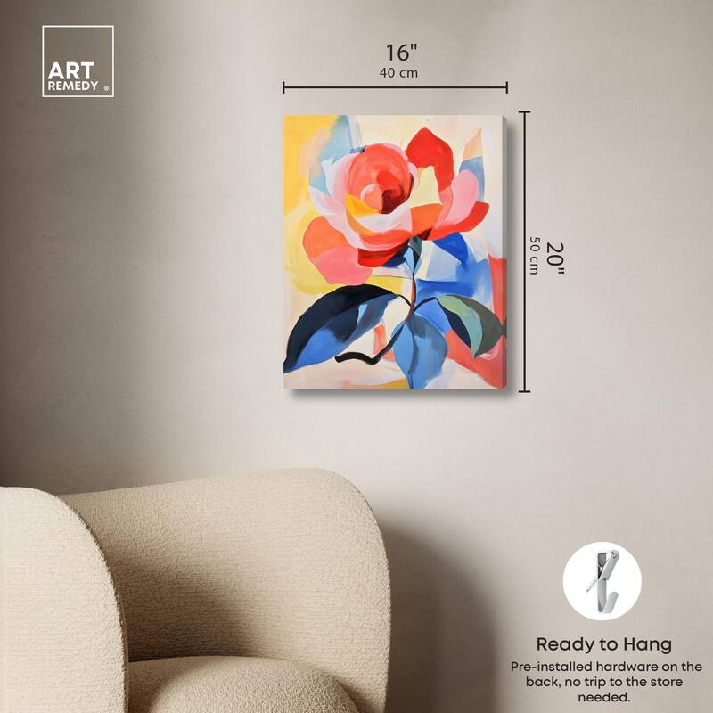 Chromatic Explosion II Canvas by Art Remedy, Gallery Wrapped