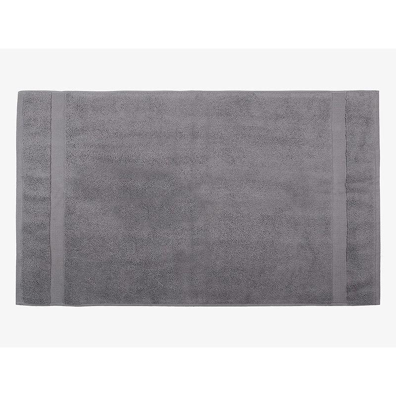GOTS Certified Organic Cotton Feather Touch Quick Dry 900 GSM Bath Mat, 20"X33"