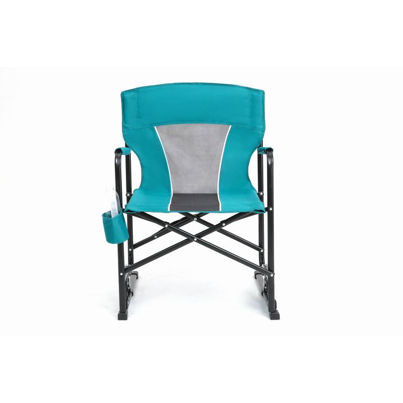 Outdoor Freestyle Rocker Camping Chair Portable Folding Rocking Chair With Solid (Excluding the table)