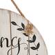 Glitzhome 15"D Wooden Thanksgiving Word Sign Wall Decor