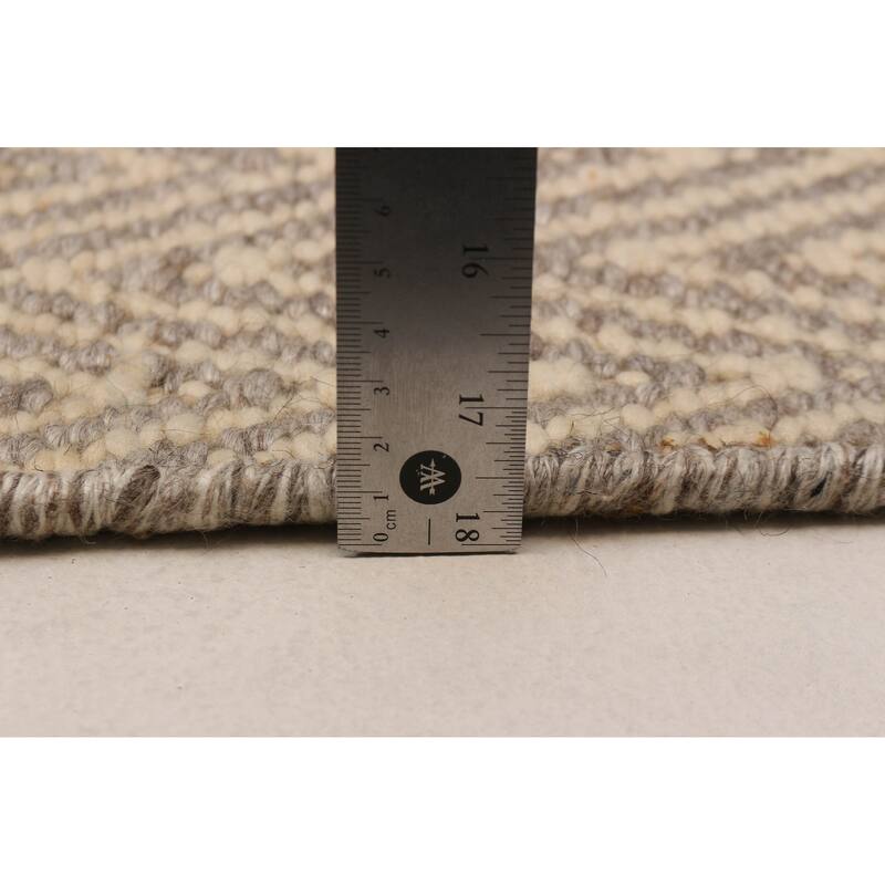 Nevada Grey Kilim 5'2" x 7'5" - 5'2 x 7'5