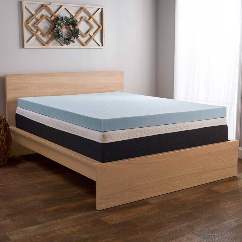 Comfort Tech 4" TheraGel Memory Foam Mattress Topper - Queen - 4 Inch