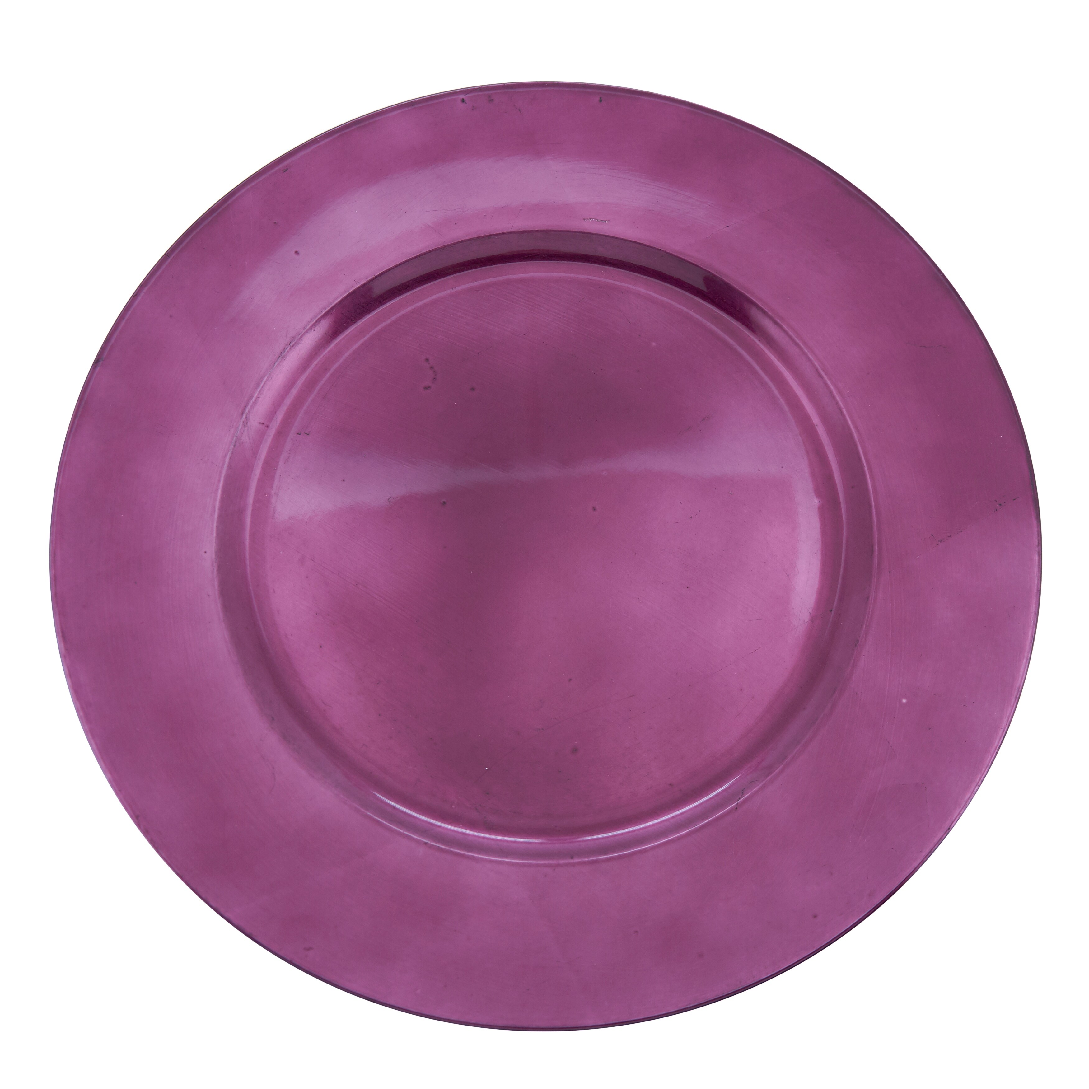 Saro Classic Design Charger Plate Set of 4 Pistachio