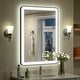 preview thumbnail 30 of 36, KIOTEE Rectangular Framed Front & Back LED Lighted Anti-Fog Tempered Glass Bathroom Vanity Mirror with ETL and 3-Year Warranty 28x20