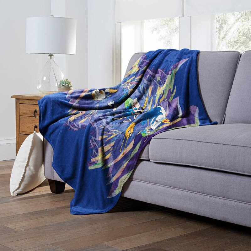Cartoon Network Adventure Time Silk Touch Throw Blanket