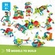 preview thumbnail 2 of 3, Engino: Qboidz Farm Tractor - 10 Model Brick Building Set, Toy Construction