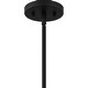 preview thumbnail 5 of 6, Lionel 1-Light Matte Black Pendant Light