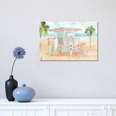 iCanvas "Surfs Up VII" by Dina June Canvas Print