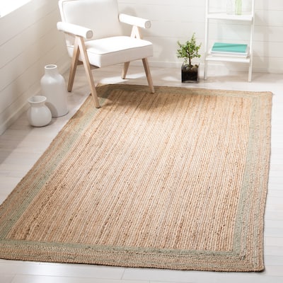 SAFAVIEH Handmade Natural Fiber Elvedina Border Jute Rug