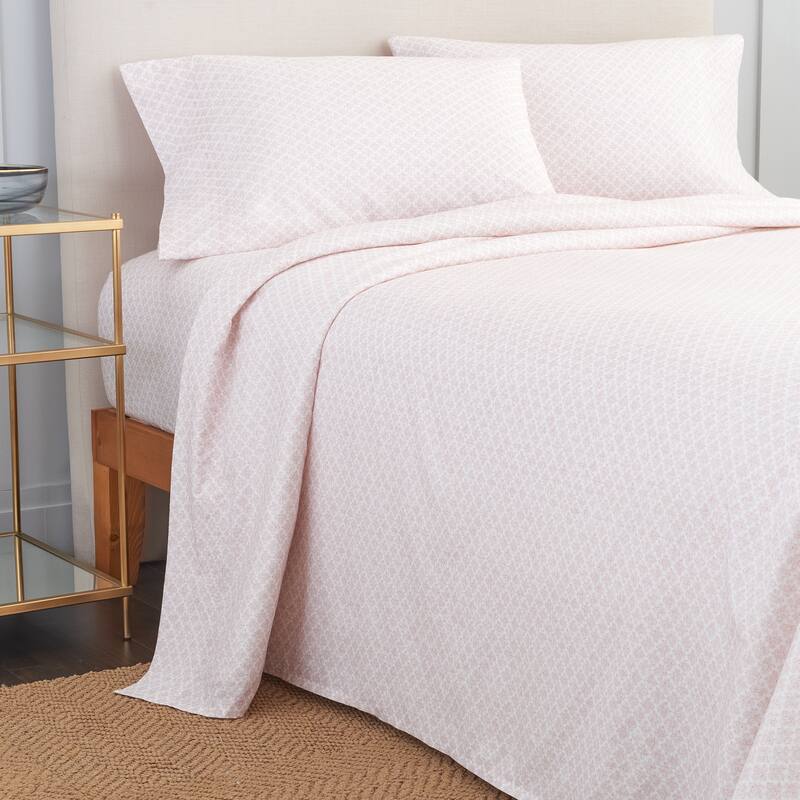 Gaiam Relax 100 Percent Cotton Garment Washed 4pc Sheet Set