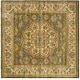 preview thumbnail 13 of 18, SAFAVIEH Heritage Carley Hand-tufted Wool Oriental Area Rug 6' Square - Green/Taupe - Square