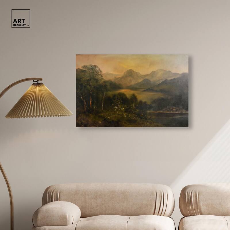 Highland Hues Canvas by Art Remedy, Gallery Wrapped