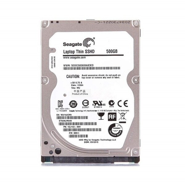 Seagate Laptop SSHD 500GB SATA/600 5400RPM 64MB 2.5" HHD (Certified Refurbished)