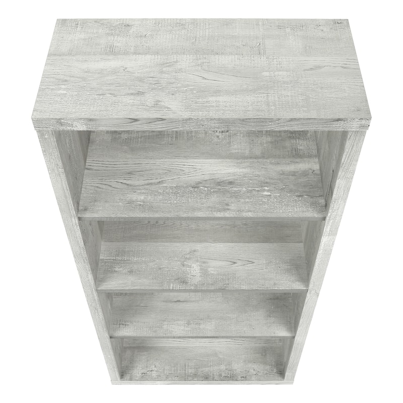 Bookshelf, Bookcase, Etagere, 5 Tier, 48"h, Office, Bedroom, Laminate, Contemporary, Modern