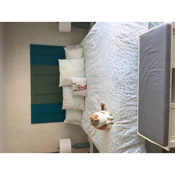 ECHO MYKONOS 300TC AQUA  9/10 PIECE COMFORTER SET COASTAL 
