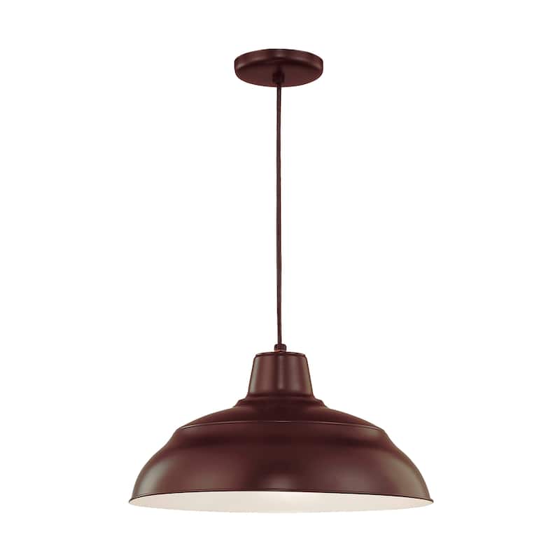 R Series 1-Light Cord Hung Warehouse - Architectural Bronze - 17