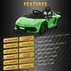 preview thumbnail 13 of 25, 12V Electric Vehicles Battery Powered Sports Car with Control