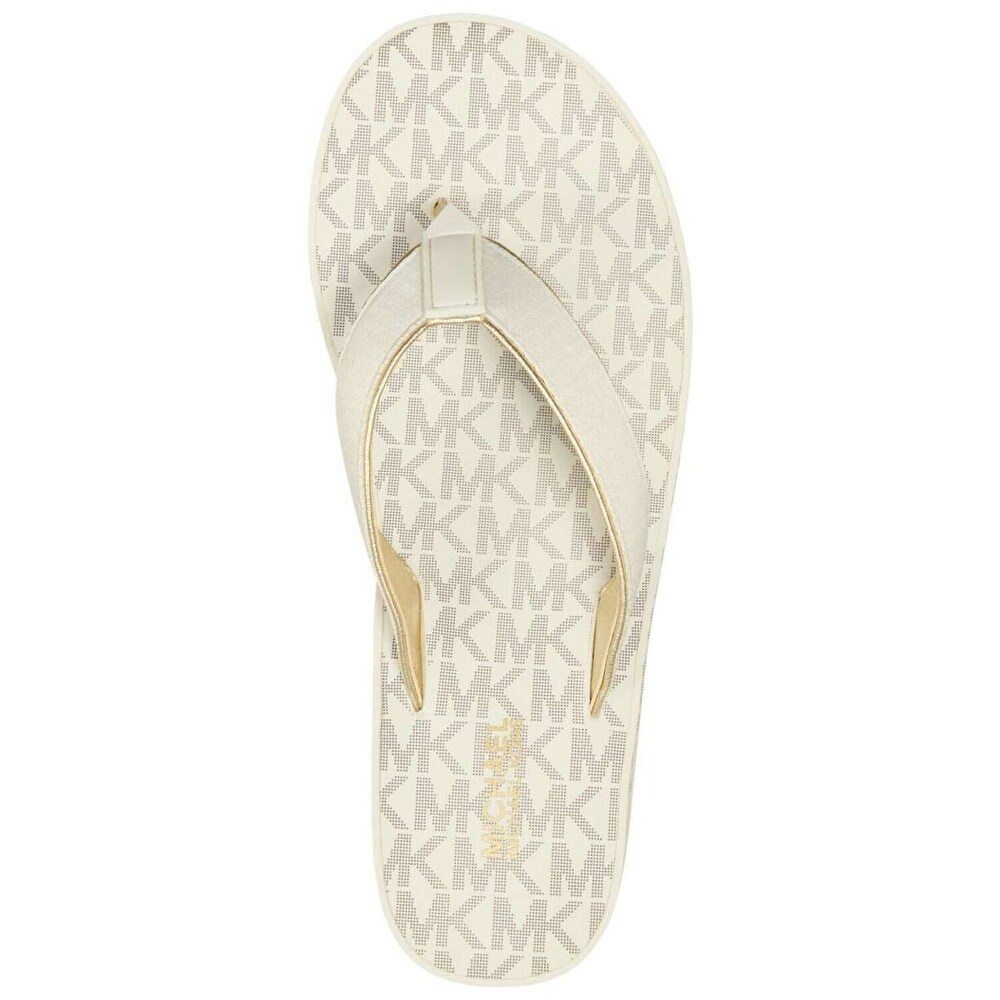 michael kors benny flip flops