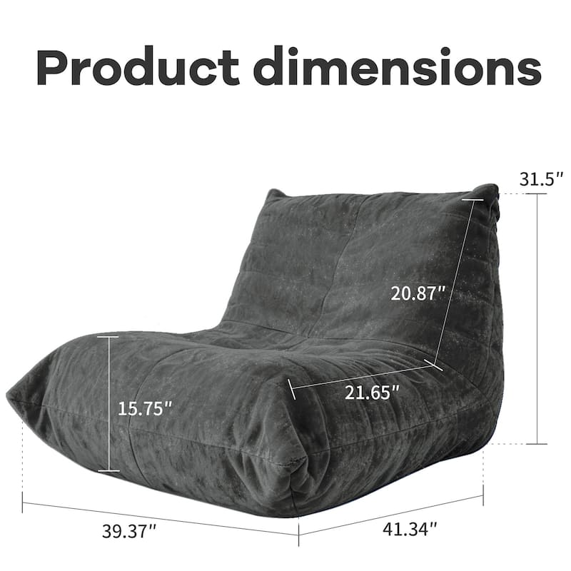 Ergonomic Bean Bag Chair with 5-Way Body Support System for Ultimate Comfort