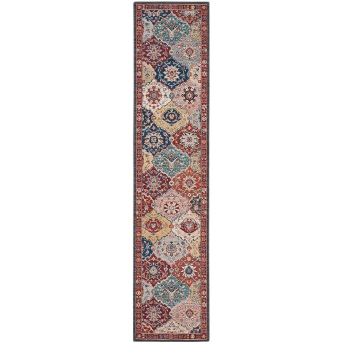 Nourison Parisa Traditional Moroccan Lantern Floral Medallion Area Rug