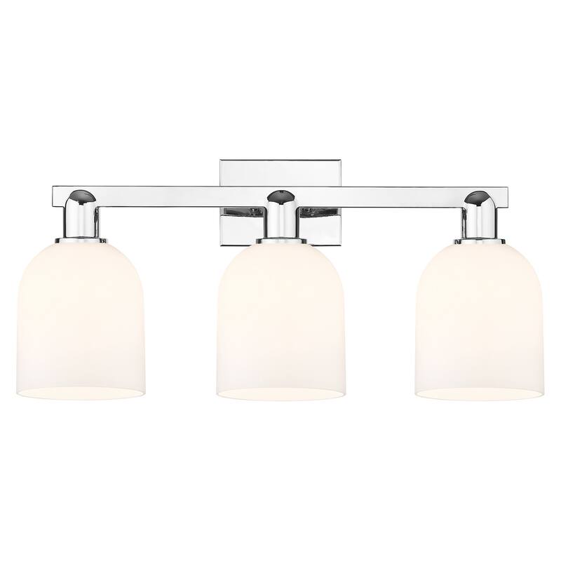 Innovations Lighting 716-3W-12-25 Bella Vanity Bella 3 Light 25" Wide - Polished Chrome / White