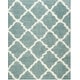 preview thumbnail 69 of 162, SAFAVIEH Dallas Shag Giusy Trellis 1.5-inch Thick Rug 10' x 14' - Seafoam/Ivory - Rectangle