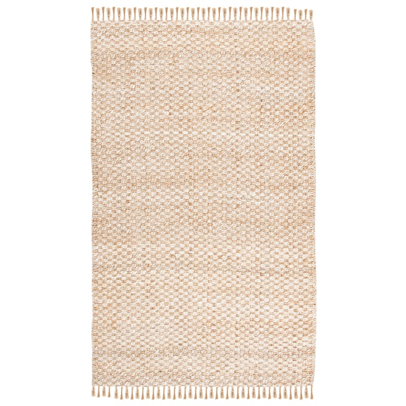 SAFAVIEH Flatweave Natural Fiber Tzipporah Casual Solid Jute Rug