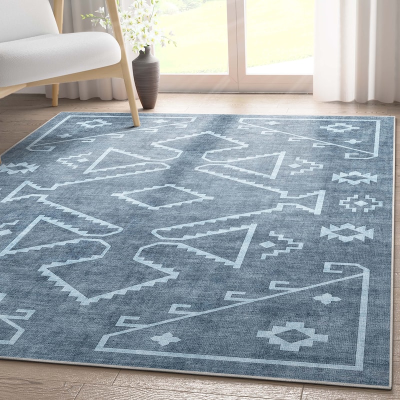Well Woven Apollo Bottineau Southwestern Machine Washable Area Rug
