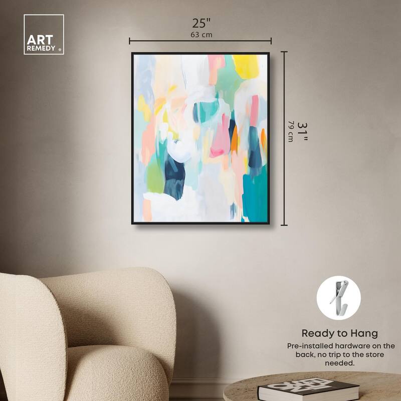 Layered Lush I Canvas by Art Remedy