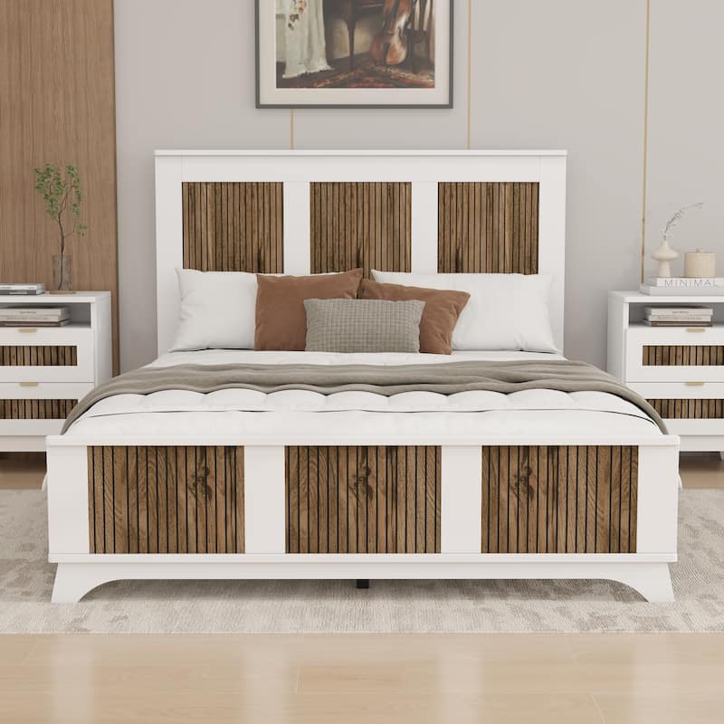 Wooden Platform Bed