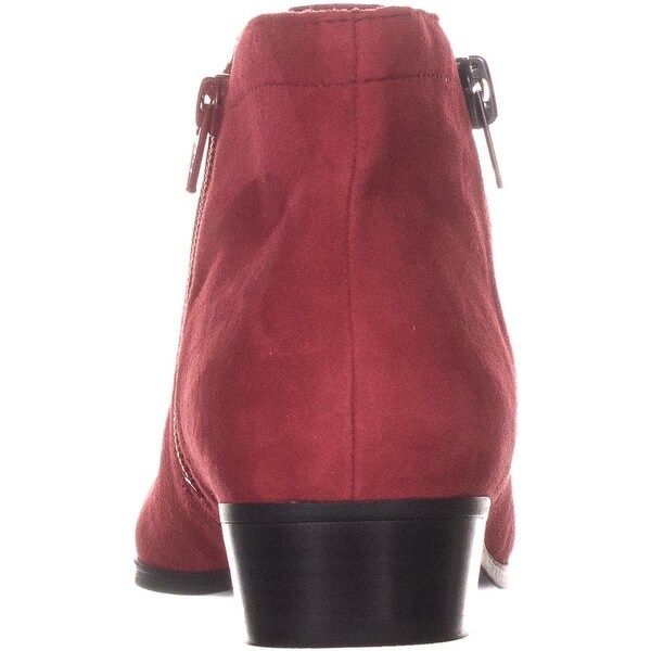 naturalizer blair booties red