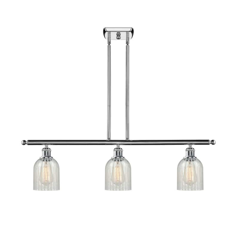 Innovations Lighting Caledonia 3 Light 36" Wide Linear Chandelier
