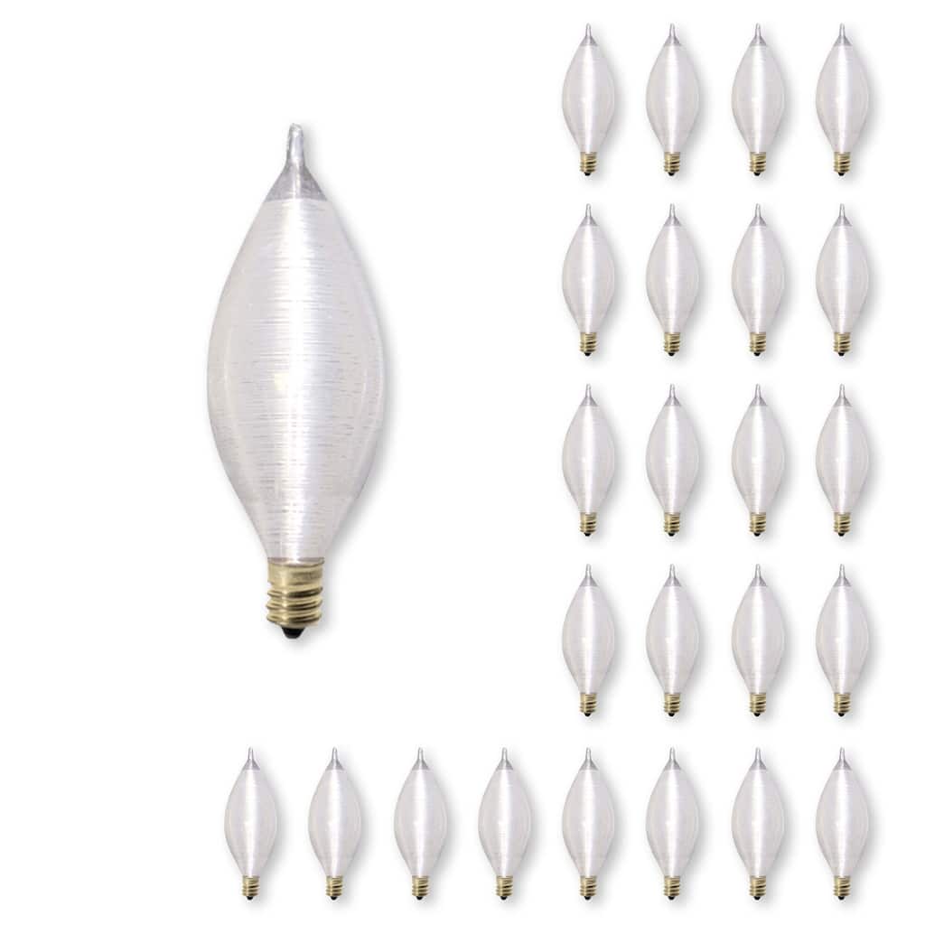 Bulbrite Spunlite Multi Pack of Dimmable Satin Incandescent Bulb