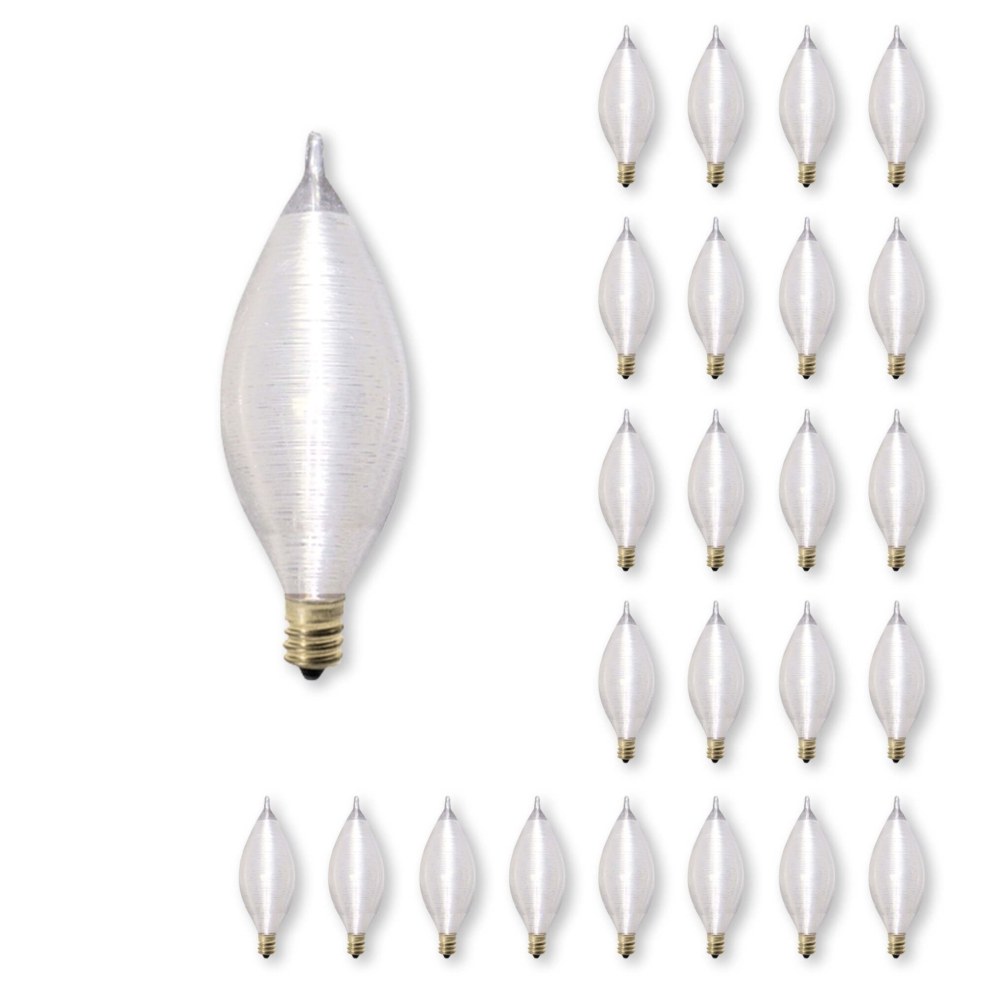 Bulbrite Spunlite Multi Pack of Dimmable Satin Incandescent Bulb