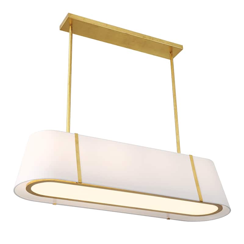 Crystorama Lighting Group FUL-917 Fulton 4 Light 42" Wide Linear