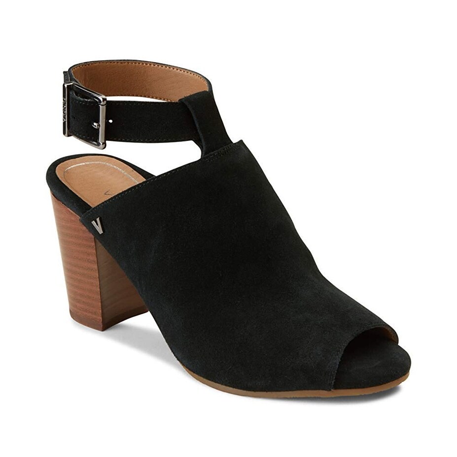 stacked heel shoes ladies