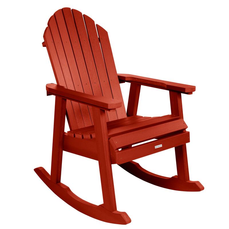 HIGHWOOD Hamilton Outdoor Rocking Chair - Rustic Red
