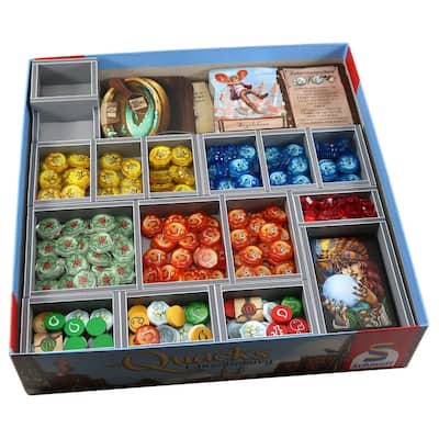 Folded Space: Quacks of Quedlinburg Board Game Organizer Insert (V2)