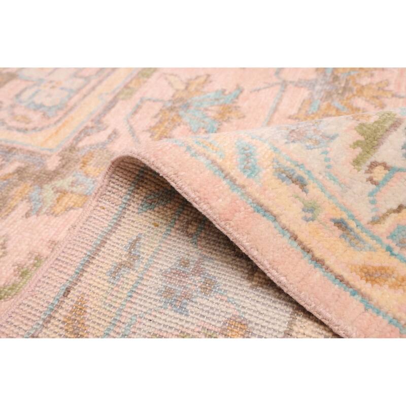 ECARPETGALLERY Hand-knotted Jules Serapi Pink Wool Rug - 9'0 x 12'3