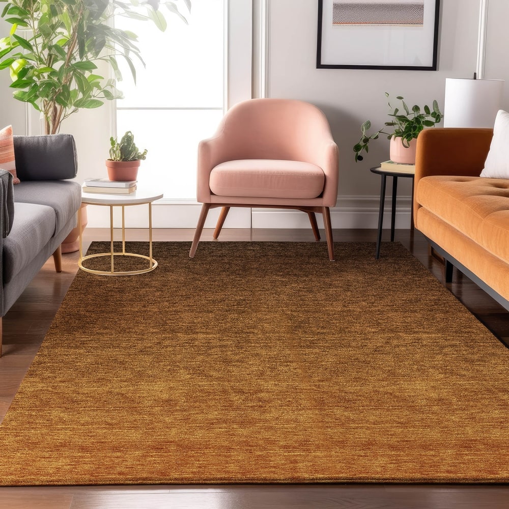 Premium Washable Super Soft Solid Ombre Mayfield Rug