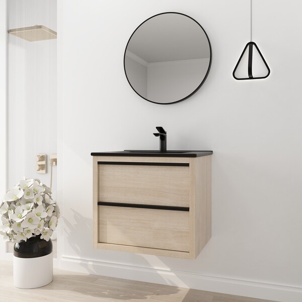 BNK 24/30/36 Inch Single Sink Bathroom Vanity with Soft