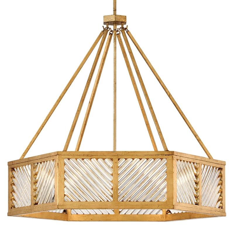 Hinkley Lighting 47466 Sura 6 Light 35" Wide Drum Chandelier