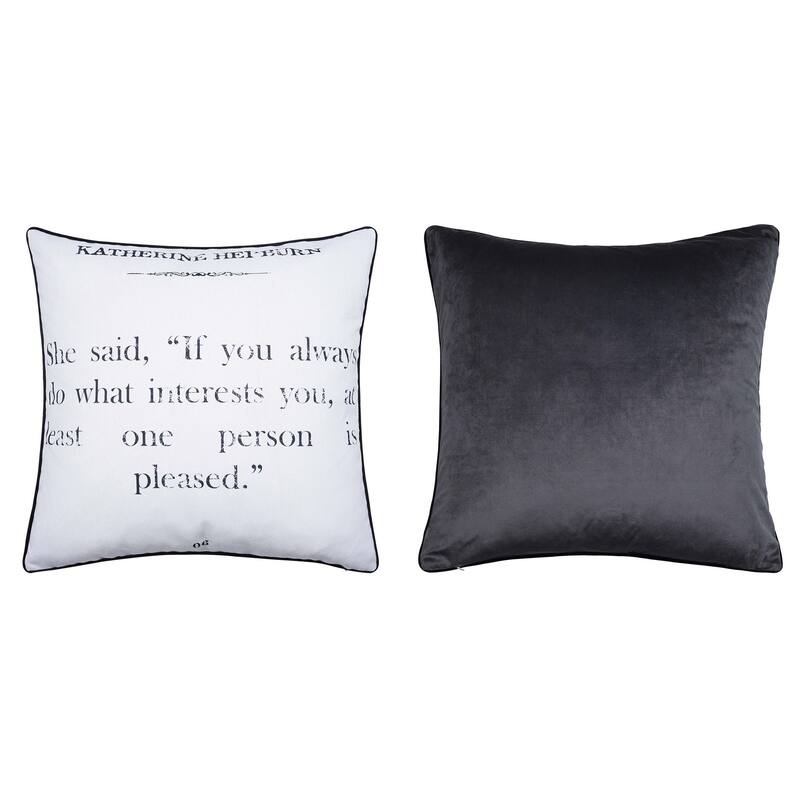 Dann Foley - Double Sided Quote Pillow