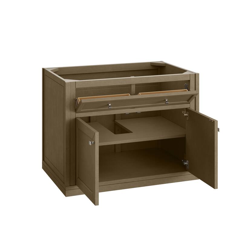 Chicago 36" Single Vanity, Walnut Whisper
