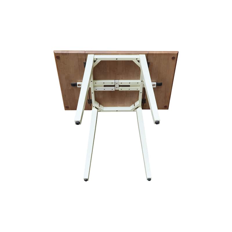 International Concepts Small Drop Leaf Shaker Style Dining Table