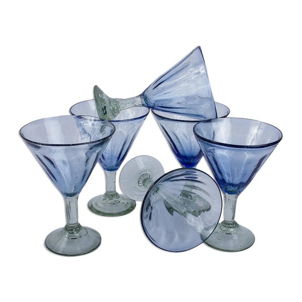 Azul 4-Piece Margarita Glass Set - Our Stuff