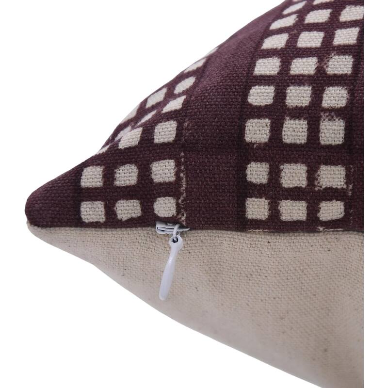 Fabdivine Cotton Boho Block print pillow Cover